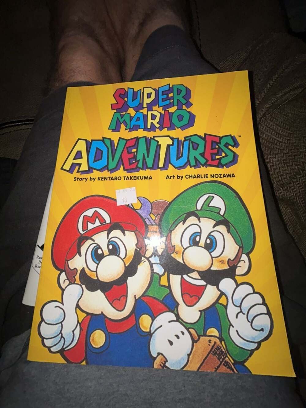 Super Mario Adventures by Kentaro Takekuma and Charlie Nozawa Paperback Comic Bo